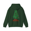 Coquette Pink Bow Merry Christmas Tree Preppy Hoodie S-5XL