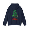 Coquette Pink Bow Merry Christmas Tree Preppy Hoodie S-5XL