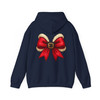 Santa Bow Christmas Coquette Holiday Design Hoodie S-5XL