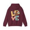 Love Turkey Cute Thanksgiving Hoodie Adult Hoodie S-5XL