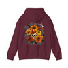 Retro Floral Pumpkin Halloween Hoodie Adult Hoodie S-5XL