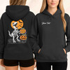 Halloween Cat And Pumpkin Hoodie Adult Hoodie S-5XL