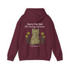 Sorry I'm Late His Timing Not Mine Shirt Cute Praying Cat Christian Hoodie S-5XL