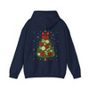 Coquette Christmas Ornament Bow Disco Ball Hoodie S-5XL
