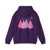 Pink Christmas Tree Cute Cozy Winter Crewneck Hoodie S-5XL