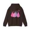Pink Christmas Tree Cute Cozy Winter Crewneck Hoodie S-5XL