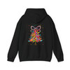 Colorful Christmas Tree Cozy Winter Holiday Hoodie S-5XL