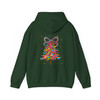 Colorful Christmas Tree Cozy Winter Holiday Hoodie S-5XL
