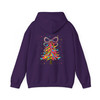 Colorful Christmas Tree Cozy Winter Holiday Hoodie S-5XL