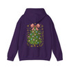 Colorful Coquette Christmas Ornament Glitter Bow Hoodie S-5XL