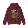 Colorful Coquette Christmas Ornament Glitter Bow Hoodie S-5XL
