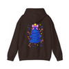 Glitter Coquette Christmas Tree Colorful Holiday Hoodie S-5XL