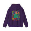 Watercolor Coquette Christmas Tree Floral Holiday Hoodie S-5XL