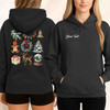 Vintage Coquette Christmas Bow Santa Holiday Crewneck Hoodie S-5XL