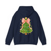 Coquette Christmas Tree Bow Festive Holiday Crewneck Hoodie S-5XL
