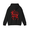 Cozy Winter Holiday Reindeer Graphic Christmas Hoodie S-5XL