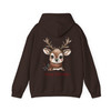Festive Reindeer Holiday Cozy Winter Crewneck Hoodie S-5XL
