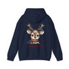 Festive Reindeer Holiday Cozy Winter Crewneck Hoodie S-5XL