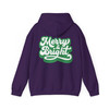 Festive Merry and Bright Christmas Crewneck Hoodie S-5XL