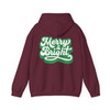 Festive Merry and Bright Christmas Crewneck Hoodie S-5XL