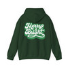Festive Merry and Bright Christmas Crewneck Hoodie S-5XL