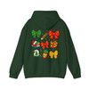 Festive Christmas Teacher Book Lover Hoodie S-5XL
