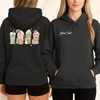 Festive Christmas Coffee Holiday Crewneck Hoodie S-5XL
