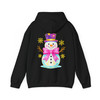 Snowman Womens Christmas Holiday Crewneck Hoodie S-5XL
