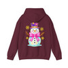 Snowman Womens Christmas Holiday Crewneck Hoodie S-5XL