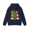 Funny Christmas Snowman Tree Holiday Crewneck Hoodie S-5XL
