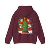 Funny Christmas Snowman Tree Holiday Crewneck Hoodie S-5XL