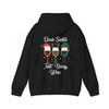 Dear Santa Just Bring Wine Funny Christmas Hoodie S-5XL