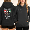 Dear Santa Just Bring Wine Funny Christmas Hoodie S-5XL