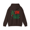 Oh Christmas Xmas Tree Holiday Hoodie Festive Winter Gift Hoodie S-5XL