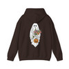Floral Ghost Halloween Shirt Cute Spooky Fall Adult Hoodie S-5XL