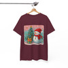 Cute Snowman Christmas Sweatshirt Watercolor Winter Holiday Unisex Gift