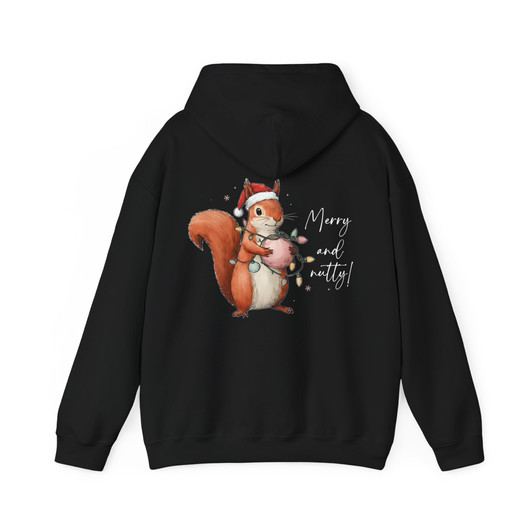 Merry And Nutty Squirrel Shirt, Cute Christmas Squirrel Hoodie S-5XL