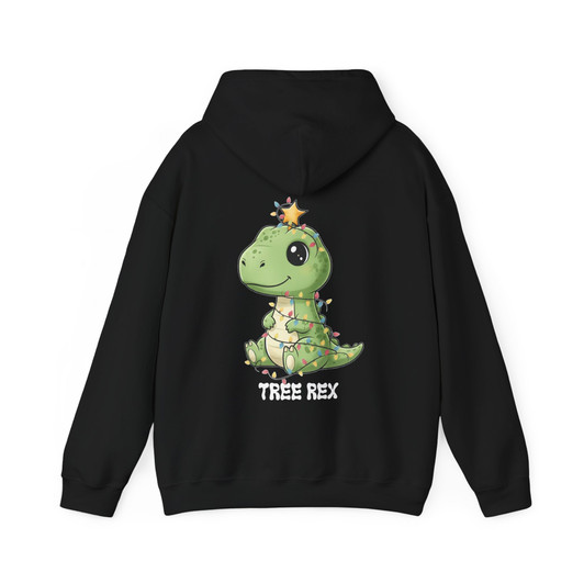 Tree Rex Dinosaur Christmas Shirt, Cute T Rex Holiday Tee, Funny Dino Xmas Gift Hoodie S-5XL