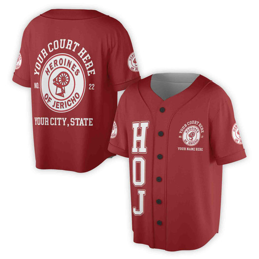 Custom Heroine of Jericho Baseball Jersey, Christian Women Faith Gift Baseball Jersey S-5XL
