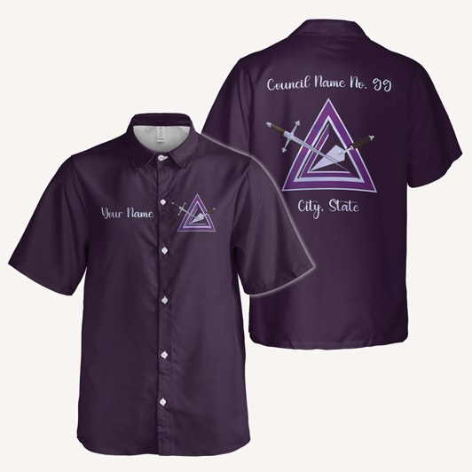 Personalized Royal and Select Master RSM Council Button Down Shirt S-5XL