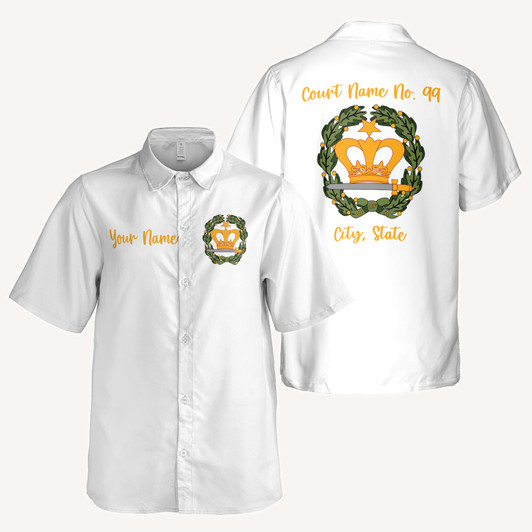 Customized Order of the Amaranth Ladies Button Down Shirt S-5XL