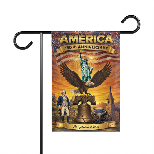 Personalized America 250th Anniversary 1776 Flag