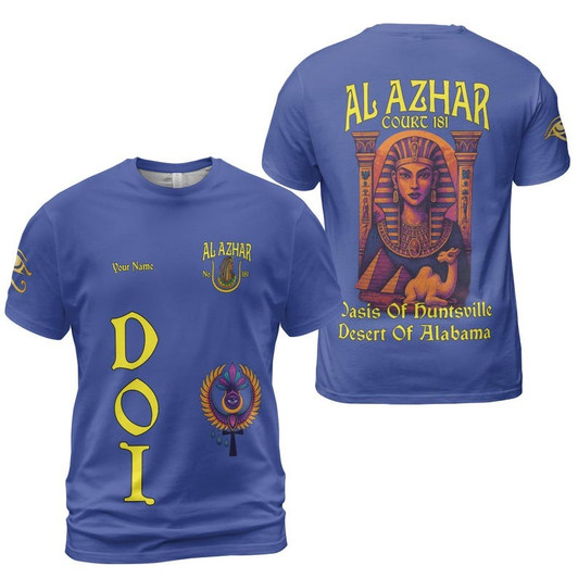 Custom Name DOI Daughters Of Isis Echoes of the Nile AEAONMS Multi Color 3D T-shirt Size S-5XL