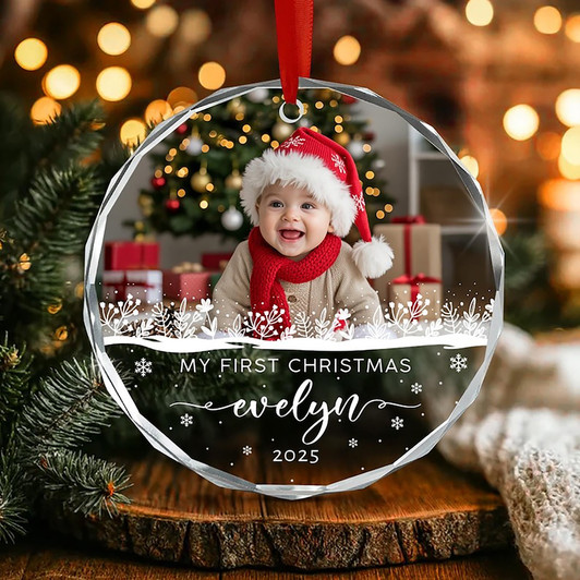 personalized-baby's-first-christmas-glass-ornament-newborn-picture-keepsake