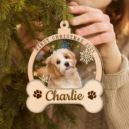personalized-first-christmas-pet-photo-acrylic-ornament-pet-portrait-photo-christmas-decor-1