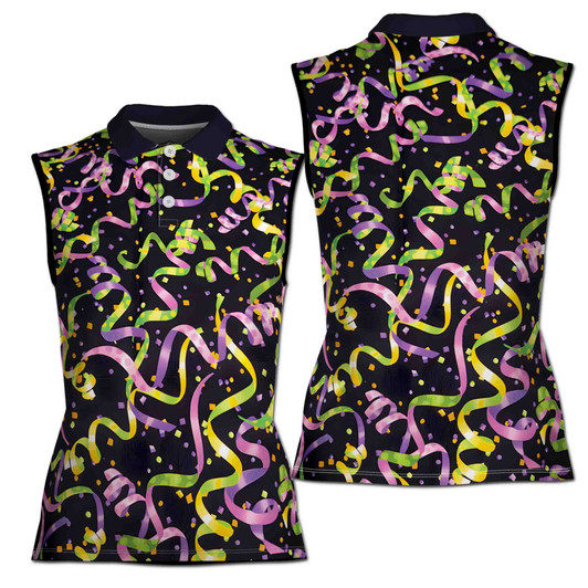 funny-mardi-gras-carnival-fun-festival-pattern-women's-sleeveless-polo-xs-4xl