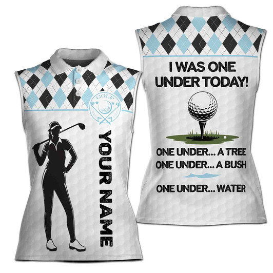 customized-name-one-under-today-funny-golf-sleeveless-women's-polo-shirt-xs-4xl-1