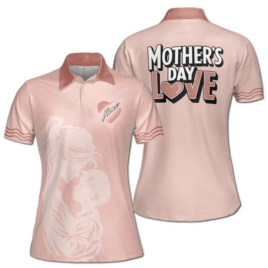 Custom Name Mom Quote Mother's Day Love Beige Women's Polo Shirt S-5XL, For Mom