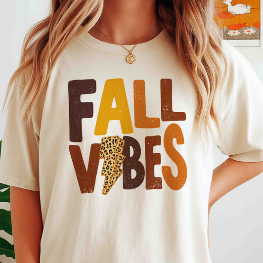 Fall Vibes Pumpkin Thanksgiving Shirt Adult T Shirt S-5XL