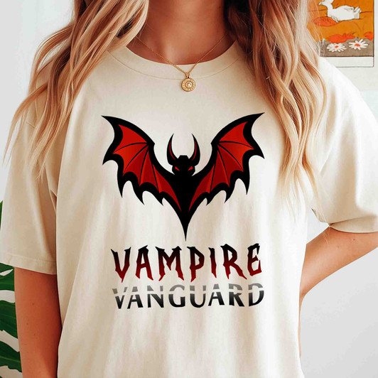 Vampire Vanguard Bloodlust Bat Shirt Gothic T-Shirt S-5XL